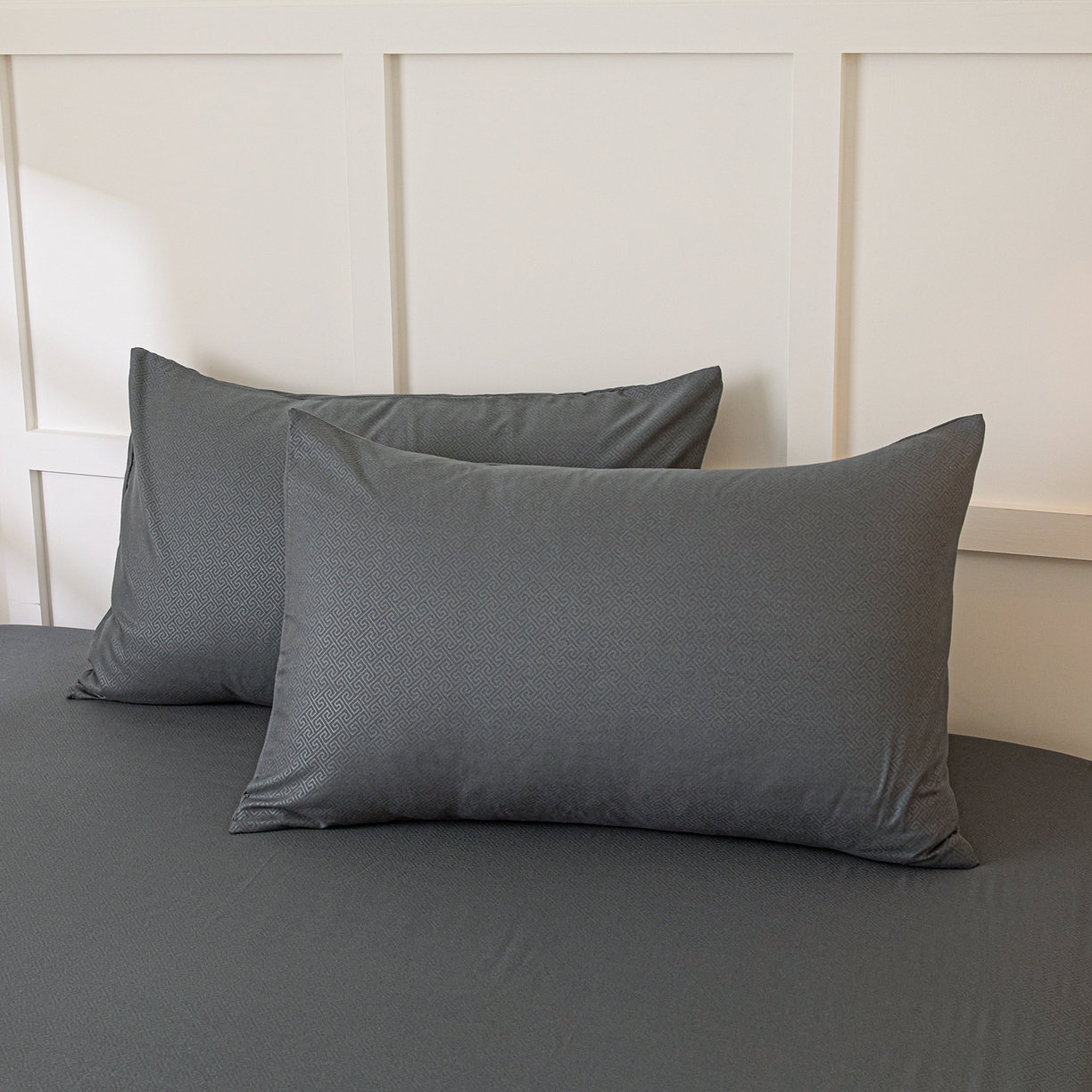 91家纺网 家纺一手货源 找家纺 衿成家纺 2026新款简约纯色磨毛压光单床笠 YG-深灰