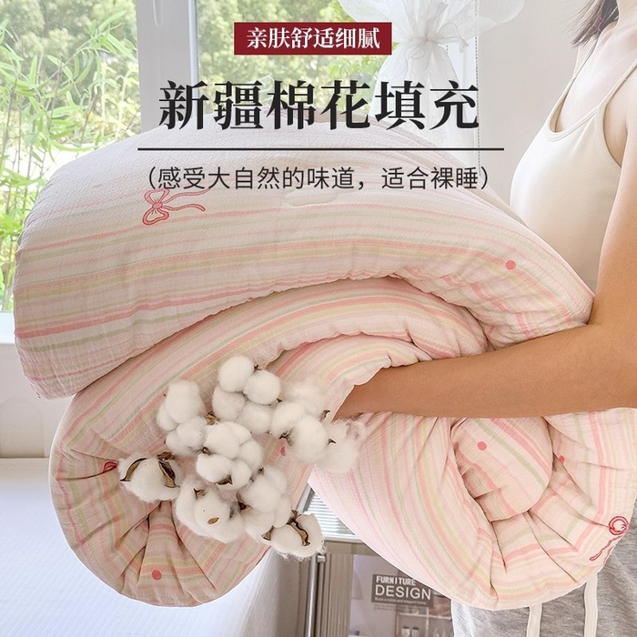 91家纺网 家纺一手货源 找家纺 （总）爱彼家纺 2026新款A类水洗棉印花木棉棉花被冬被被子被芯