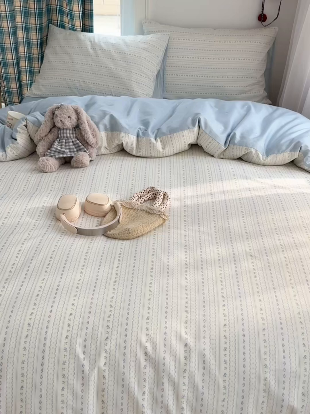 91家纺网 家纺一手货源 找家纺 （总）XIWEN-希文家纺 2026春夏新款40支全棉纯棉13372小清新印花四件套