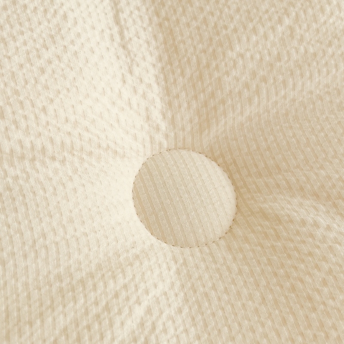 91家纺网 家纺一手货源 找家纺 爱彼家纺 2026新款拼色小竹棉泡泡纱亲肤大豆被春秋被子被芯 泡泡纱-白绿