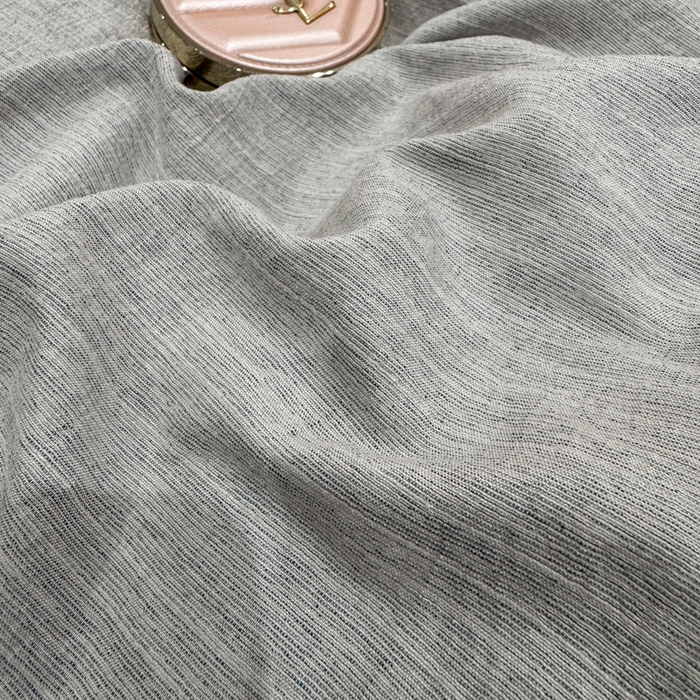 91家纺网 家纺一手货源 找家纺 艺玲家纺 2026新款提花色织麻刺绣花边四件套 轻风蝶影-浅灰