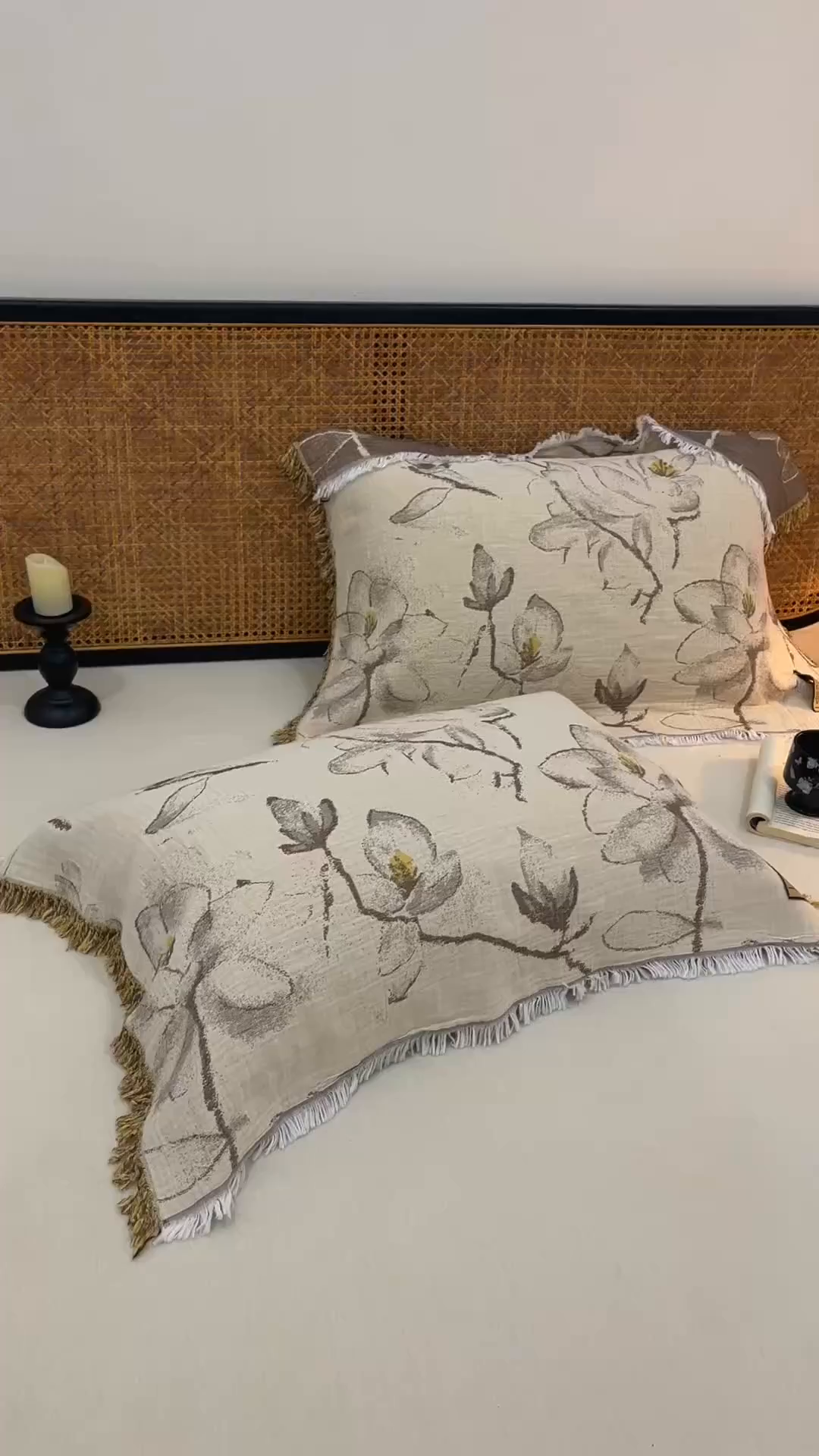 91家纺网 家纺一手货源 找家纺 （总）朴尔家纺-毛巾被 2026新款全棉流苏巨大尺寸60S纱布枕巾