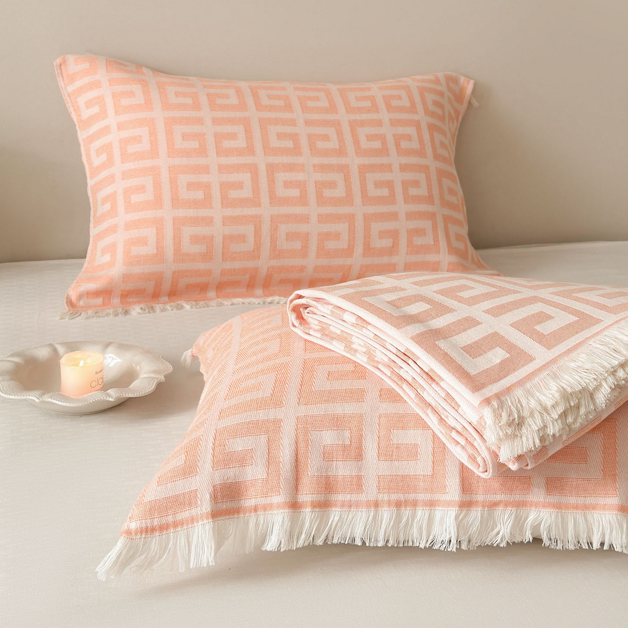 91家纺网 家纺一手货源 找家纺 （总）朴尔家纺-毛巾被 2026新款长绒棉100s贡缎丝光棉纯棉流苏纱布枕巾