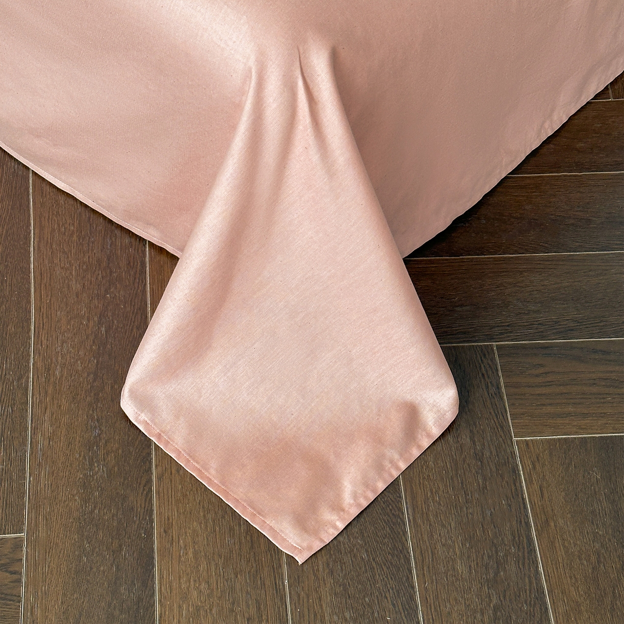 91家纺网 家纺一手货源 找家纺 （总）蓝邻家纺 2026年新款全棉纯棉棉麻法式复古田园风工艺款四件套系列-场景一