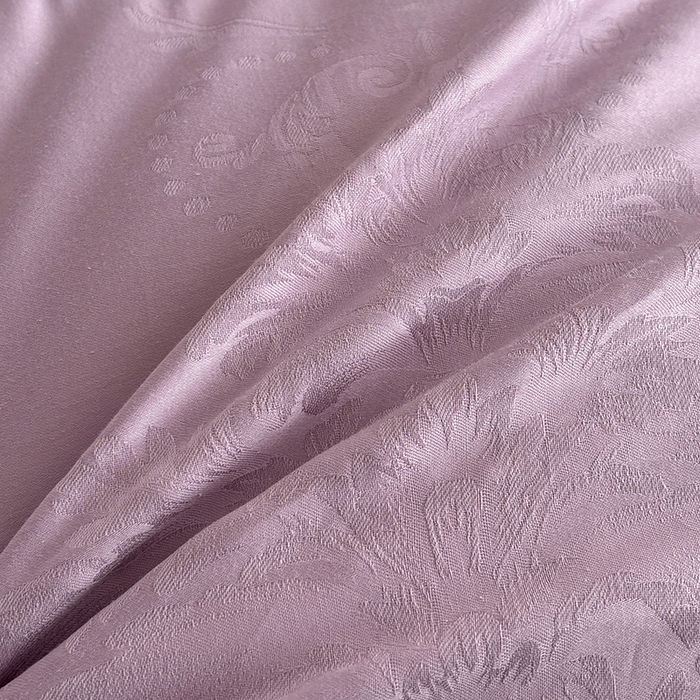91家纺网 家纺一手货源 找家纺 全棉双层大提花羽绒被壳自充绒内胆套半成品提花被套专用被罩自制紫色