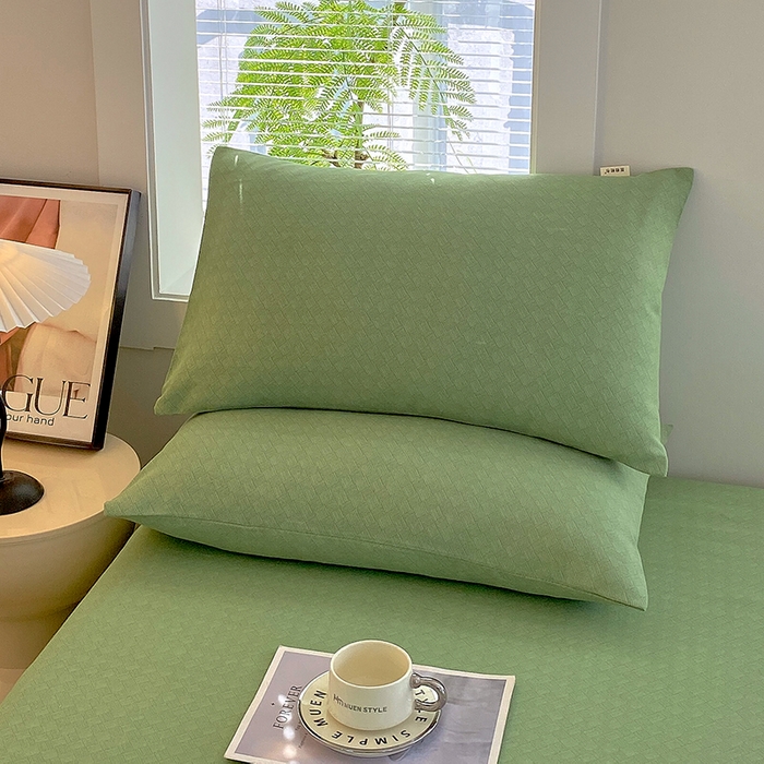 91家纺网 家纺一手货源 找家纺 爱彼家纺 2026新款升级细沙亲肤舒适原棉老粗布床单席子凉席 橄榄绿