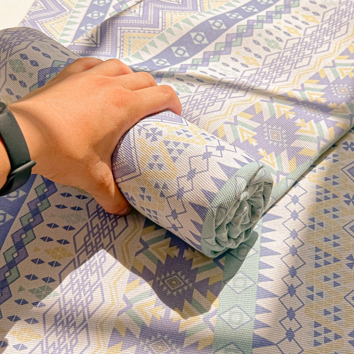 91家纺网 家纺一手货源 找家纺 爱彼家纺 2026新款升级细沙亲肤舒适原棉老粗布床单席子凉席 向往米兰条