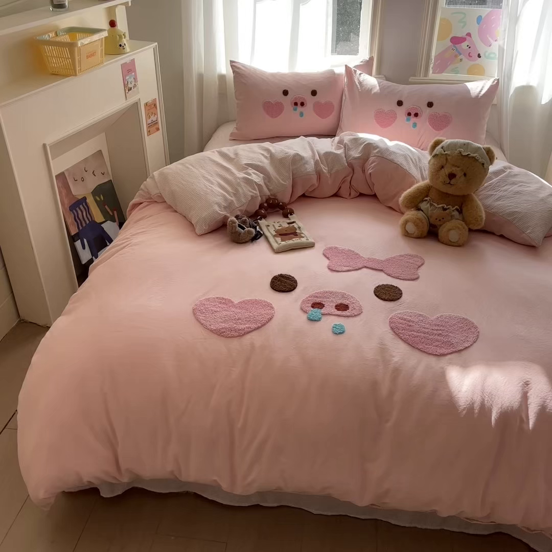 91家纺网 家纺一手货源 找家纺 （总）色鬼布艺高端家居主号 2026新款古法毛巾绣四件套