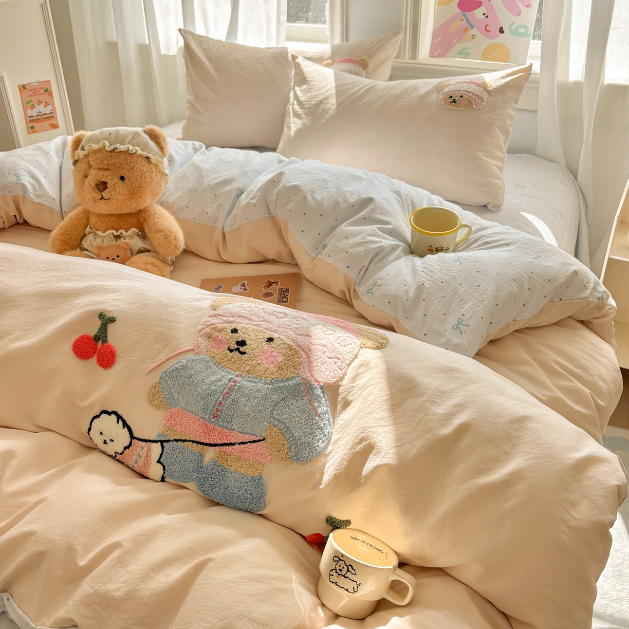 91家纺网 家纺一手货源 找家纺 （总）色鬼布艺高端家居主号 2026新款古法毛巾绣四件套