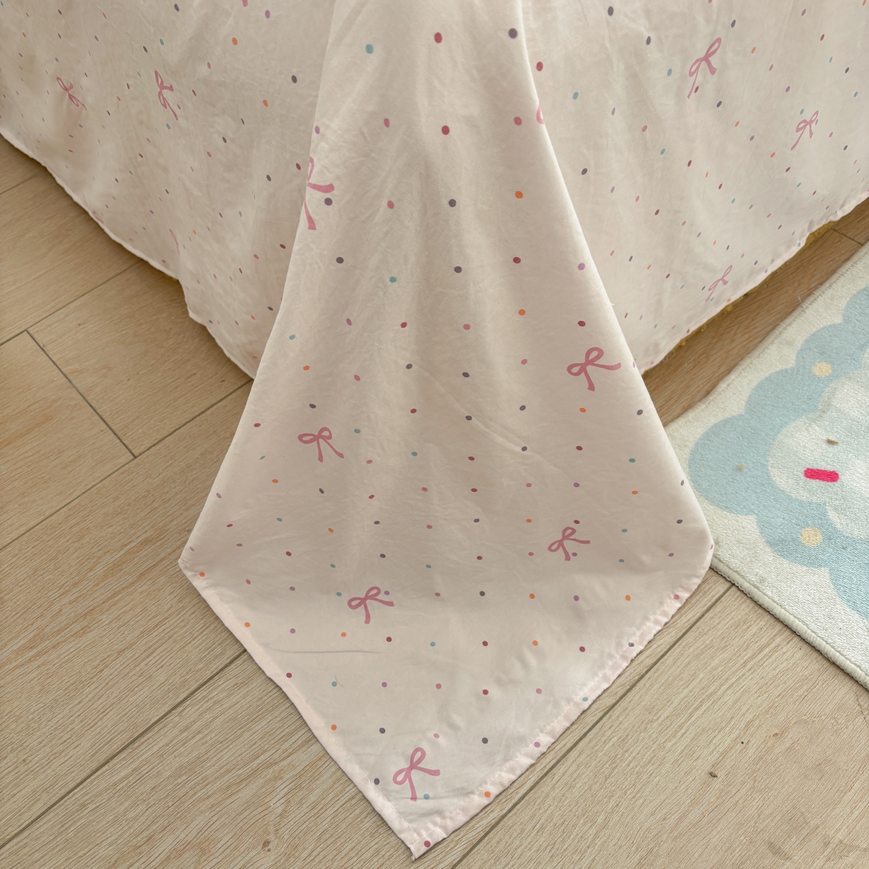 91家纺网 家纺一手货源 找家纺 色鬼布艺高端家居主号 2026新款古法毛巾绣四件套 快乐伙伴-粉