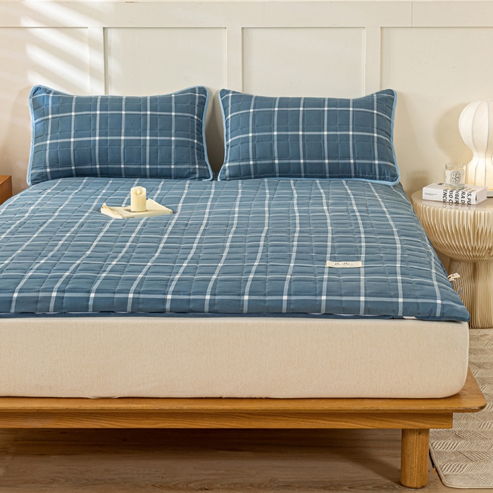 91家纺网 家纺一手货源 找家纺 （总）萌飞 2024新款四季款秋冬两用可拆洗棉花学生床垫子牛奶绒褥子