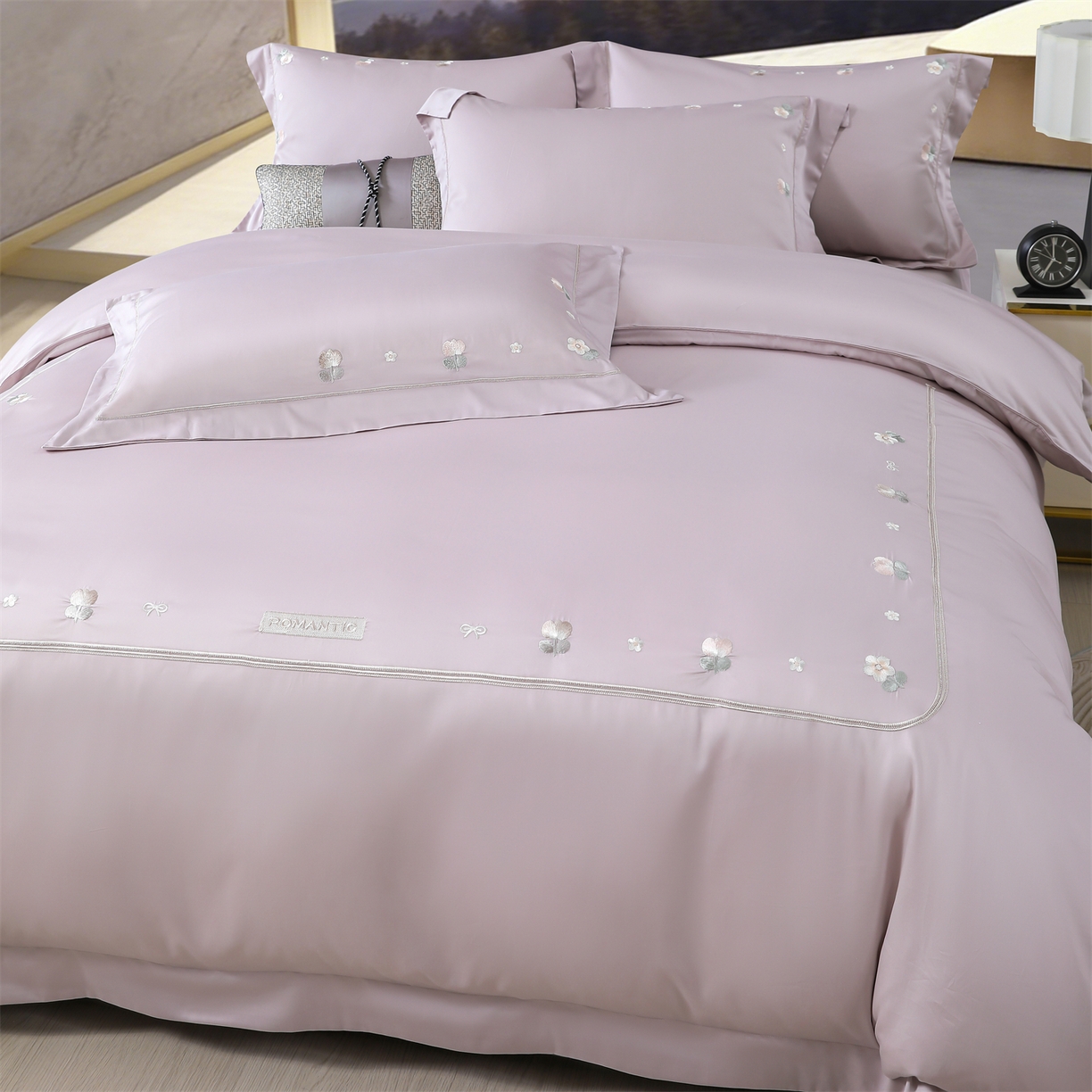 91家纺网 家纺一手货源 找家纺 （总）优姿家纺 2026新款天丝绣花床裙四件套