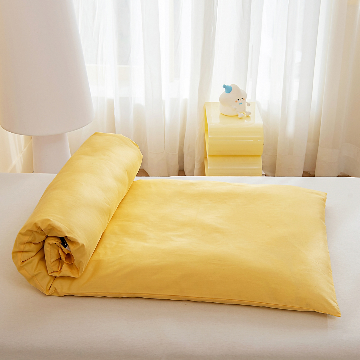 91家纺网 家纺一手货源 找家纺 御棉坊 2026新款A类40S全棉数码印花-萌萌季系列幼儿园儿童套件 萌萌草莓鸭