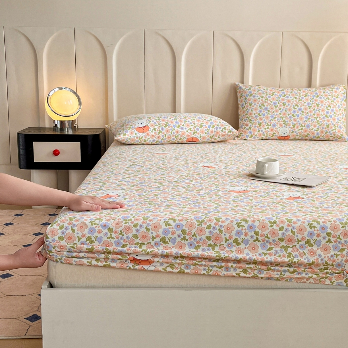 91家纺网 家纺一手货源 找家纺 （总）首爱2025新款原棉老粗布床笠支持特殊规格定制 常年不断货 大批量供应 