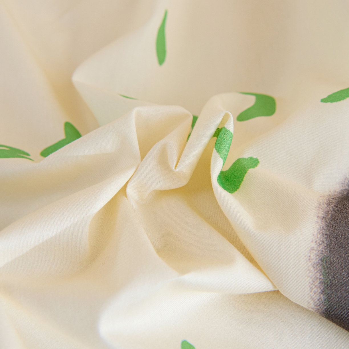 91家纺网 家纺一手货源 找家纺 御棉坊 2026新款A类40S全棉数码印花-萌萌季系列幼儿园儿童套件 萌萌熊猫