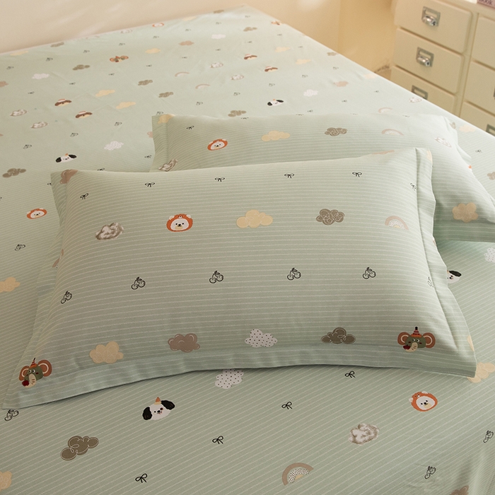 91家纺网 家纺一手货源 找家纺 八十八家纺2025新款全棉12868单品枕套 萌宠乐园