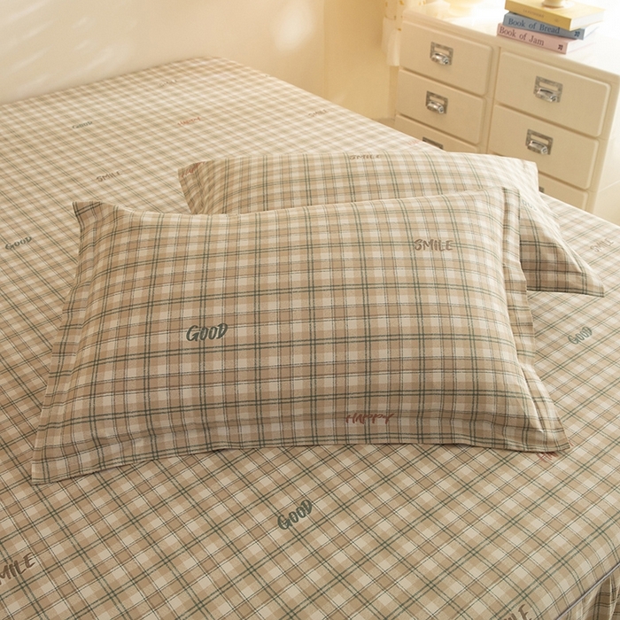 八十八家纺2025新款全棉12868单品枕套 海风苏打