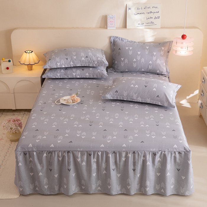 91家纺网 家纺一手货源 找家纺 （总）八十八家纺 2025新款全棉12868系列四件套单品床裙