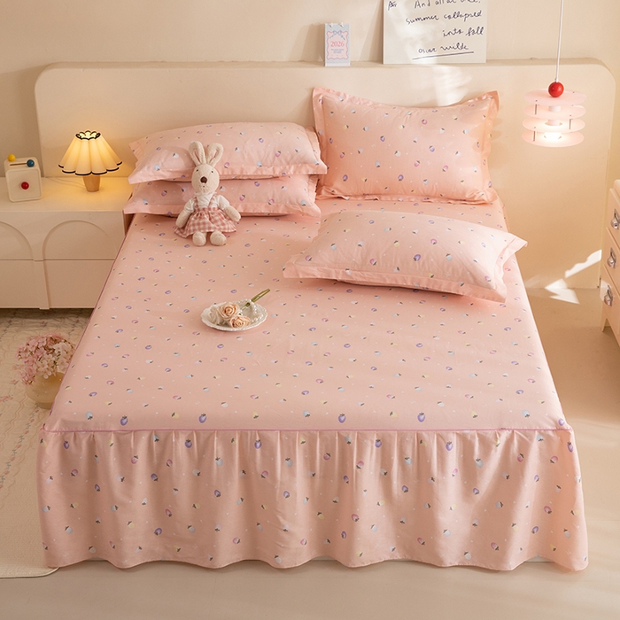 91家纺网 家纺一手货源 找家纺 （总）八十八家纺 2025新款全棉12868系列四件套单品床裙