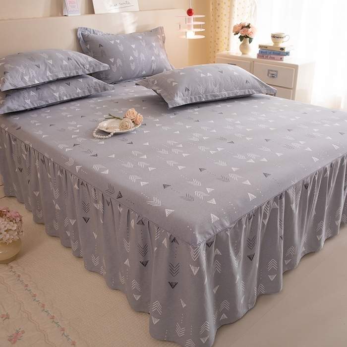 91家纺网 家纺一手货源 找家纺 八十八家纺 2025新款全棉12868系列四件套单品床裙 繁星