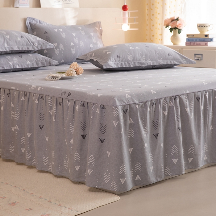 91家纺网 家纺一手货源 找家纺 八十八家纺 2025新款全棉12868系列四件套单品床裙 繁星