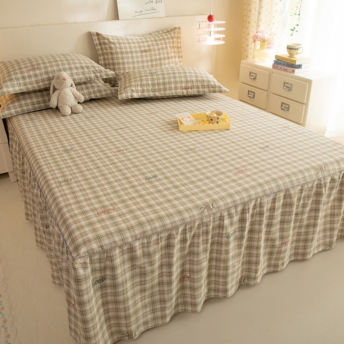 91家纺网 家纺一手货源 找家纺 八十八家纺 2025新款全棉12868系列四件套单品床裙 海风苏打