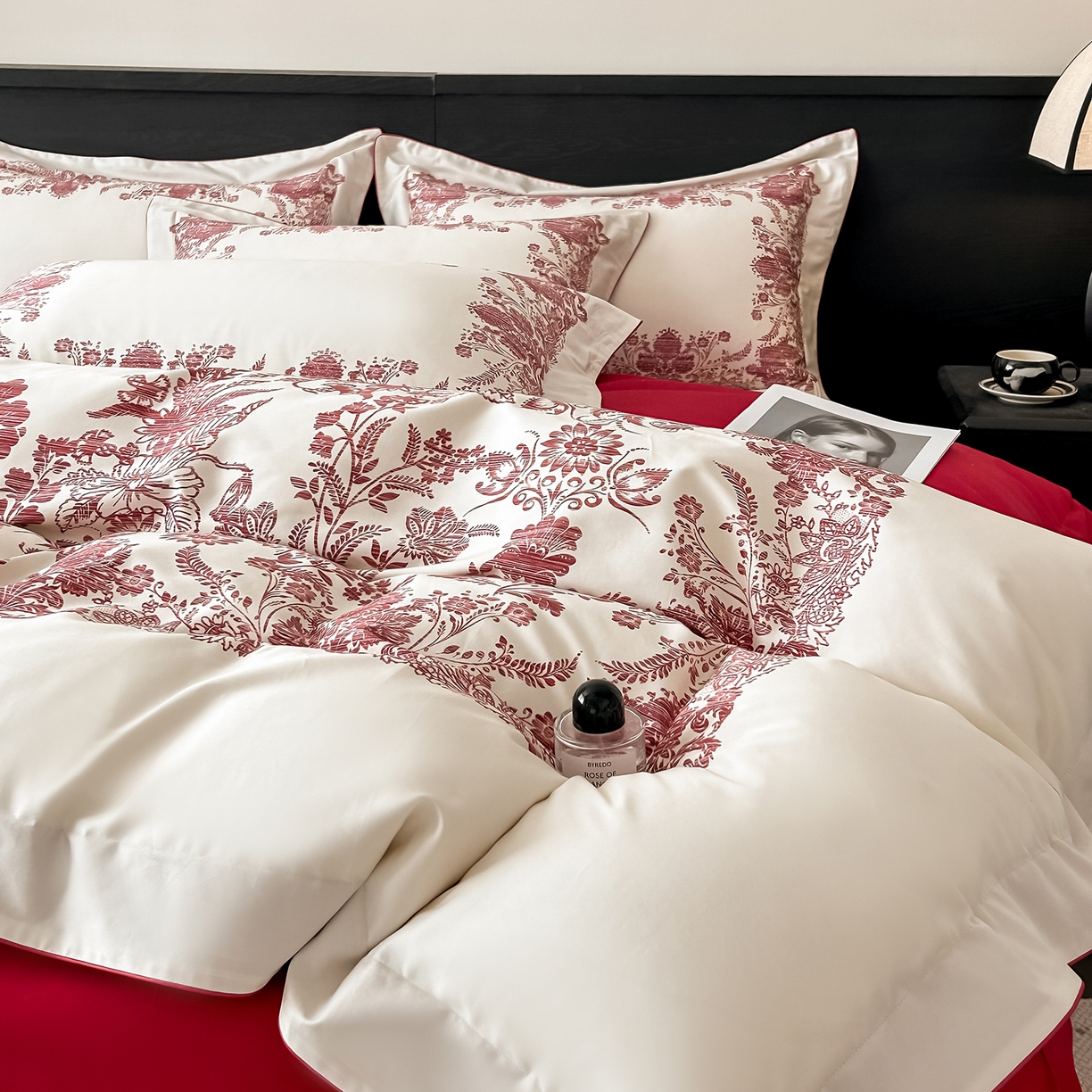 91家纺网 家纺一手货源 找家纺 （总）置顶家纺 2026新款十里蔷薇-亲肤数码印花麻绳边系列