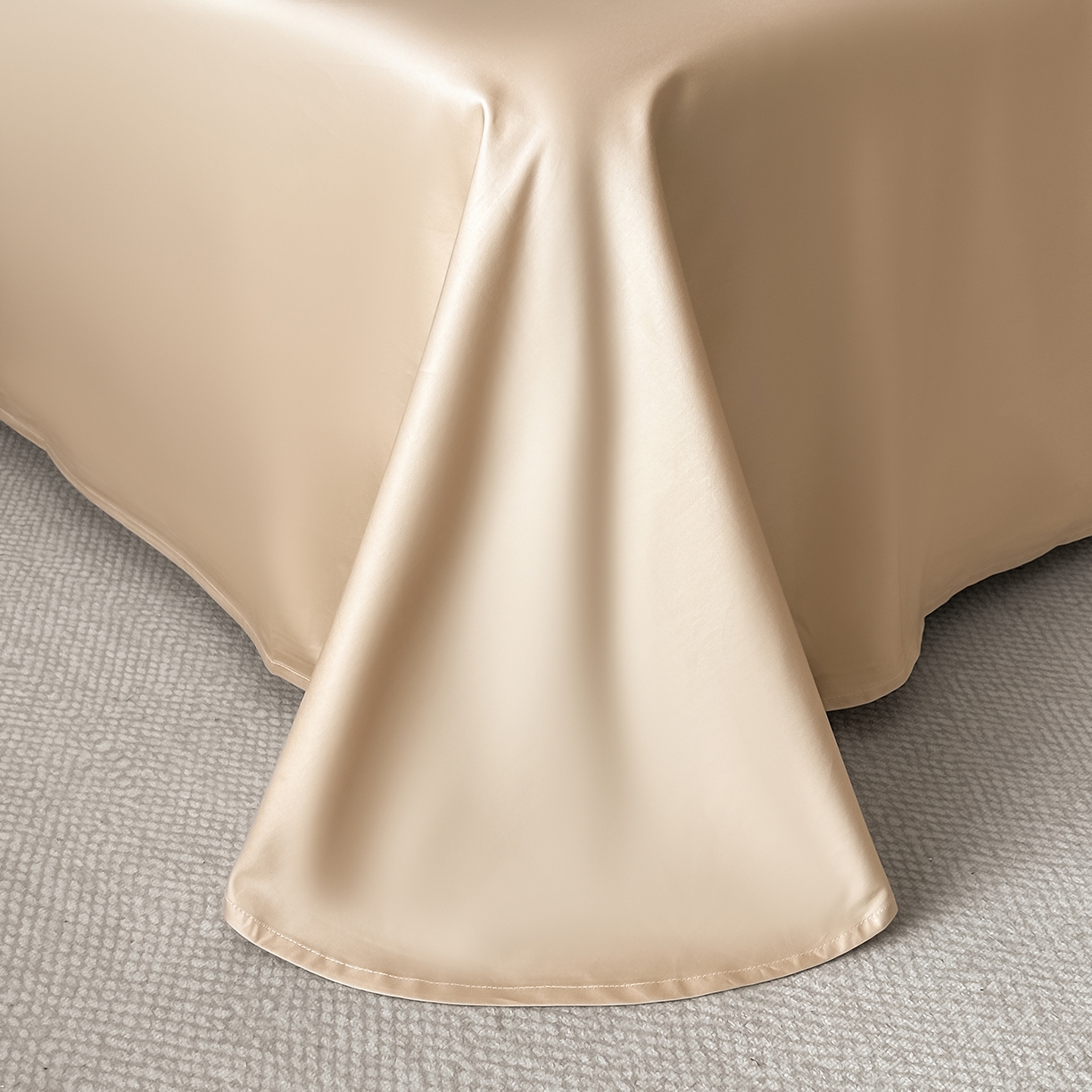 91家纺网 家纺一手货源 找家纺 置顶家纺 2026新款十里蔷薇-亲肤数码印花麻绳边系列 十里蔷薇-浅香槟