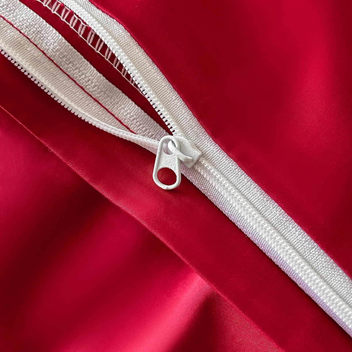 91家纺网 家纺一手货源 找家纺 置顶家纺 2026新款十里蔷薇-亲肤数码印花麻绳边系列 十里蔷薇-大红