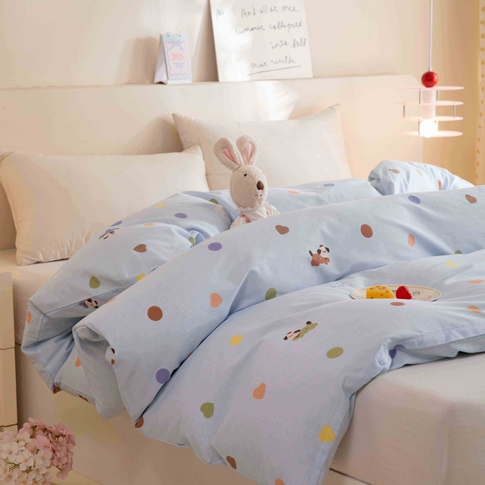 91家纺网 家纺一手货源 找家纺 八十八家纺 2025新款全棉12868系列单品被套 布丁