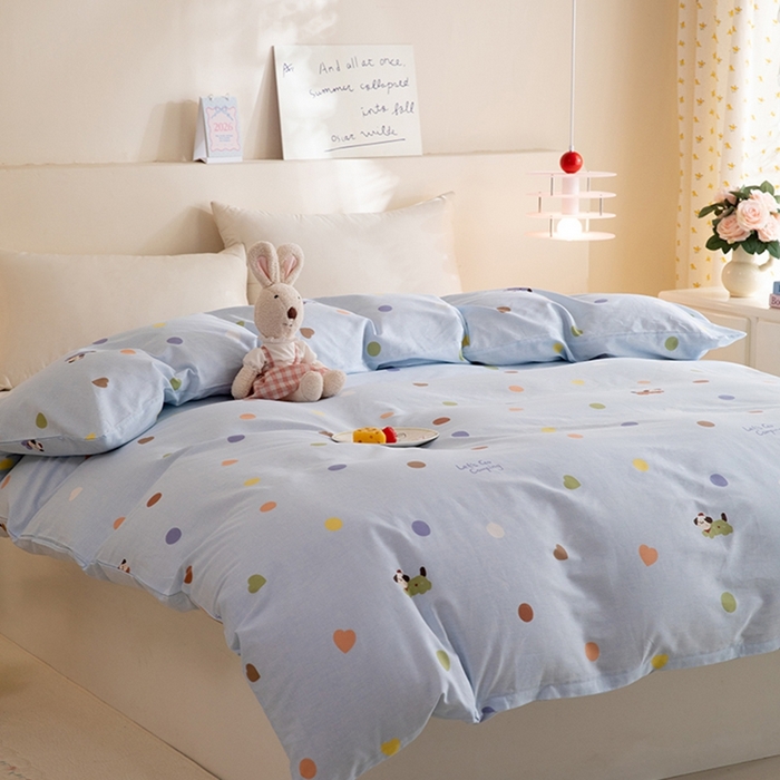 91家纺网 家纺一手货源 找家纺 八十八家纺 2025新款全棉12868系列单品被套 布丁