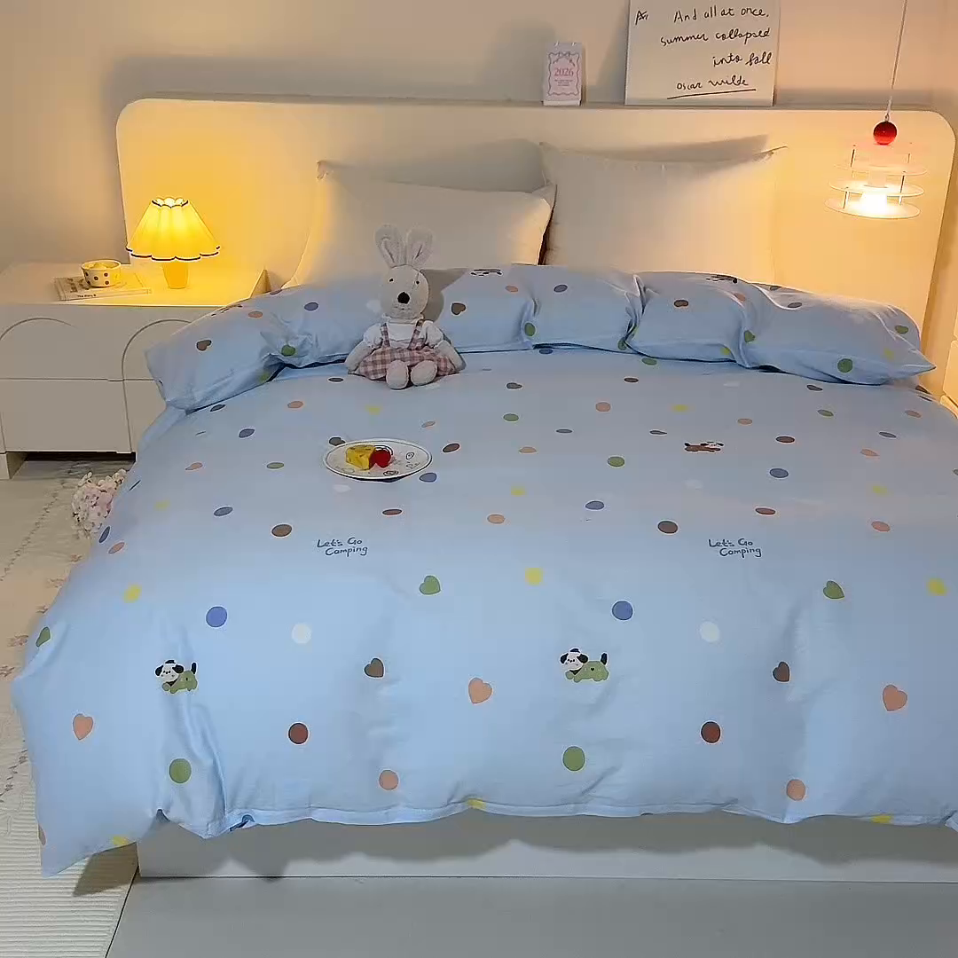 91家纺网 家纺一手货源 找家纺 八十八家纺 2025新款全棉12868系列单品被套 布丁