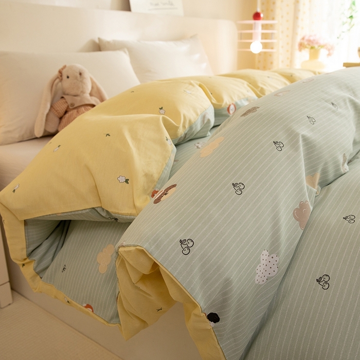 91家纺网 家纺一手货源 找家纺 八十八家纺 2025新款全棉12868系列单品被套 萌宠乐园