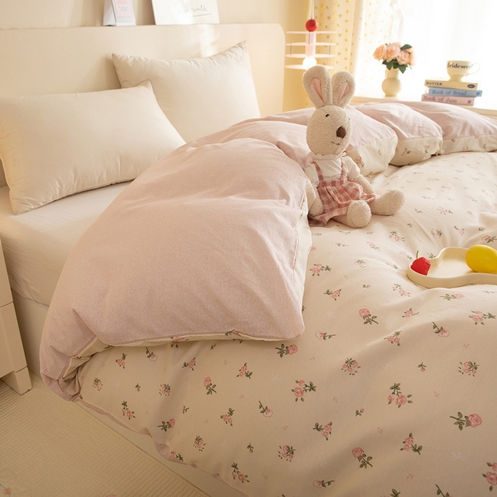 91家纺网 家纺一手货源 找家纺 八十八家纺 2025新款全棉12868系列单品被套 语末花开