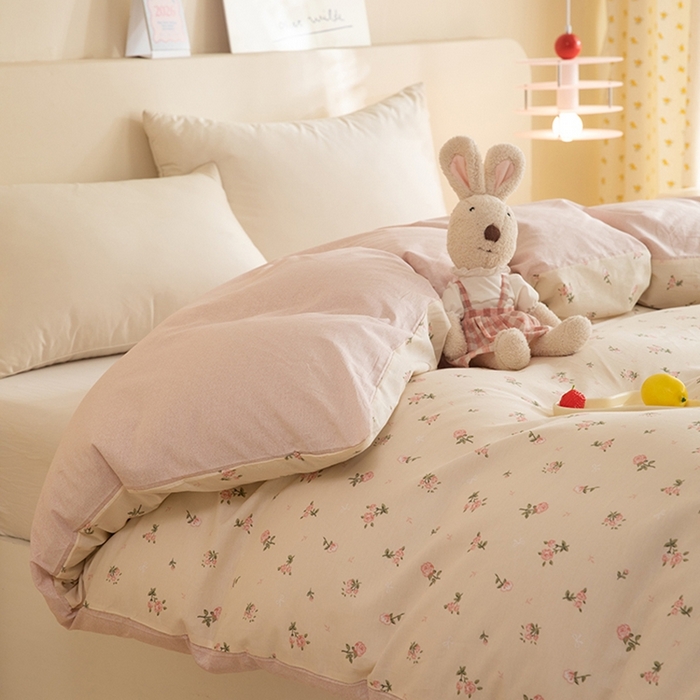 91家纺网 家纺一手货源 找家纺 八十八家纺 2025新款全棉12868系列单品被套 语末花开