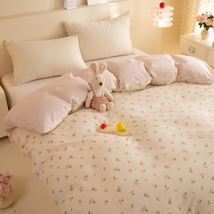 八十八家纺 2025新款全棉12868系列单品被套 语末花开