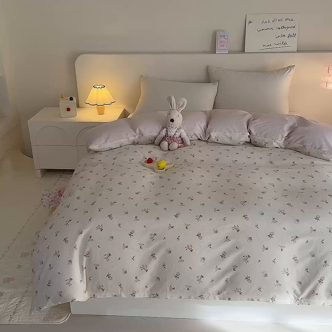 91家纺网 家纺一手货源 找家纺 八十八家纺 2025新款全棉12868系列单品被套 语末花开