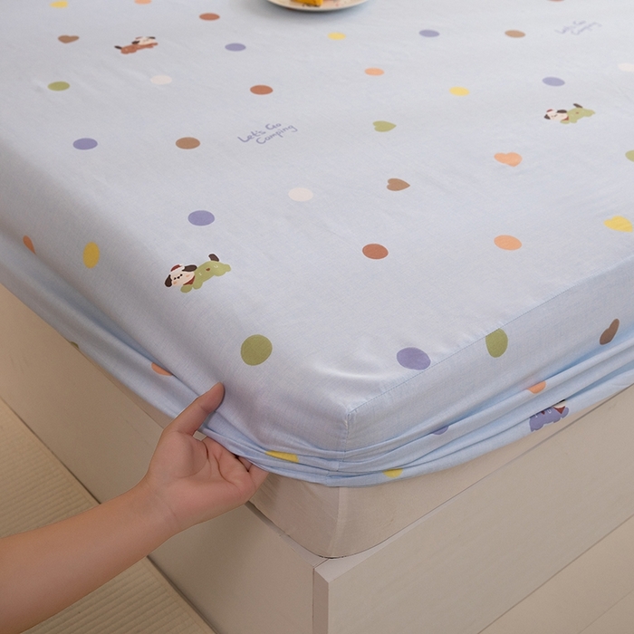 91家纺网 家纺一手货源 找家纺 八十八家纺 2025新款全棉12868系列单品床笠 布丁