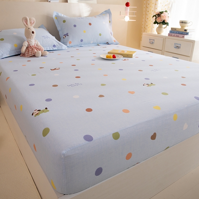 91家纺网 家纺一手货源 找家纺 八十八家纺 2025新款全棉12868系列单品床笠 布丁