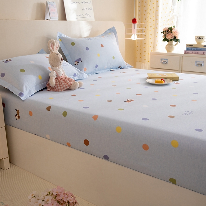 91家纺网 家纺一手货源 找家纺 八十八家纺 2025新款全棉12868系列单品床笠 布丁