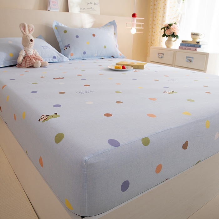 91家纺网 家纺一手货源 找家纺 八十八家纺 2025新款全棉12868系列单品床笠 布丁