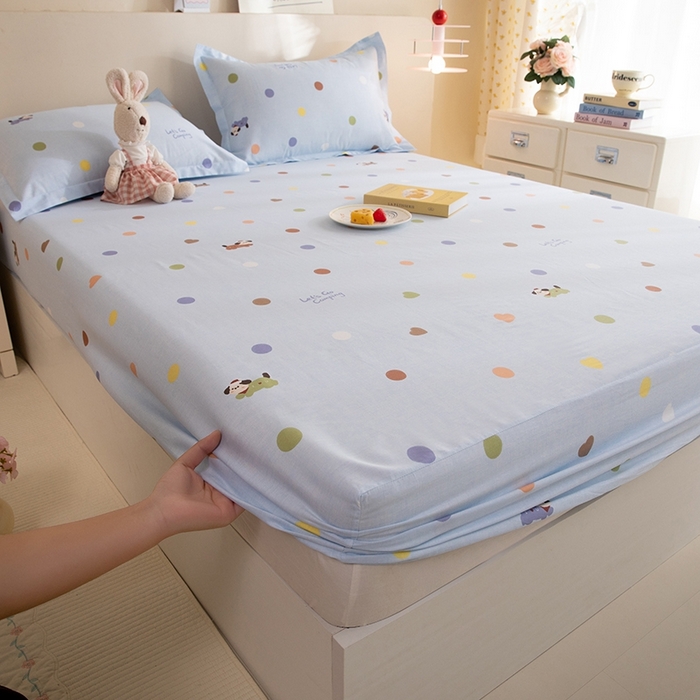 91家纺网 家纺一手货源 找家纺 八十八家纺 2025新款全棉12868系列单品床笠 布丁