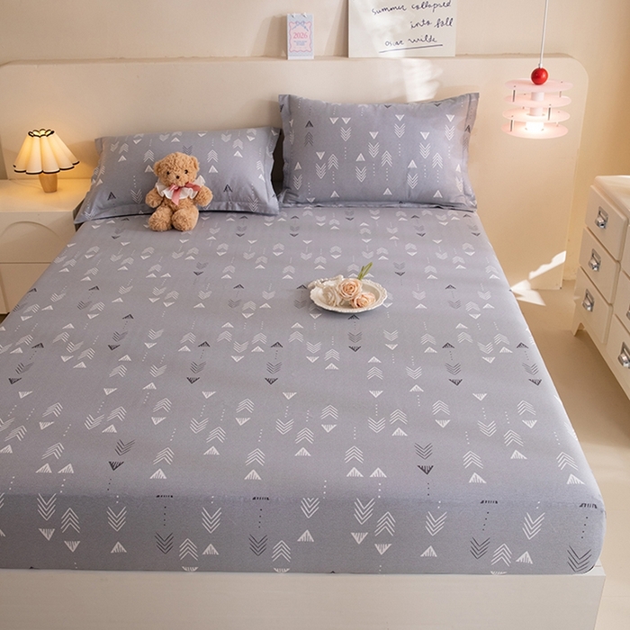 91家纺网 家纺一手货源 找家纺 八十八家纺 2025新款全棉12868系列单品床笠 繁星