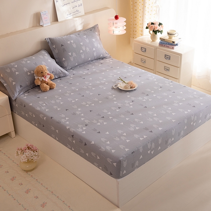 91家纺网 家纺一手货源 找家纺 八十八家纺 2025新款全棉12868系列单品床笠 繁星