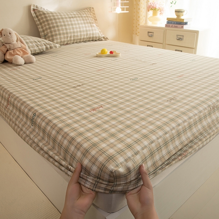 91家纺网 家纺一手货源 找家纺 八十八家纺 2025新款全棉12868系列单品床笠 海风苏打