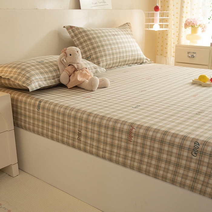 91家纺网 家纺一手货源 找家纺 八十八家纺 2025新款全棉12868系列单品床笠 海风苏打