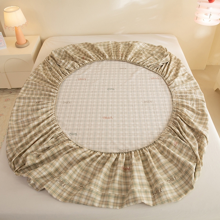 91家纺网 家纺一手货源 找家纺 八十八家纺 2025新款全棉12868系列单品床笠 海风苏打