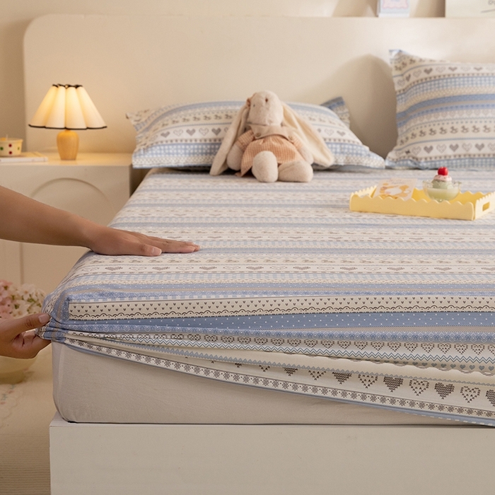 91家纺网 家纺一手货源 找家纺 八十八家纺 2025新款全棉12868系列单品床笠 心软曲奇