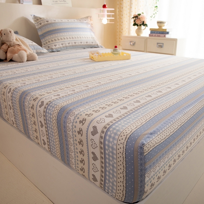 91家纺网 家纺一手货源 找家纺 八十八家纺 2025新款全棉12868系列单品床笠 心软曲奇