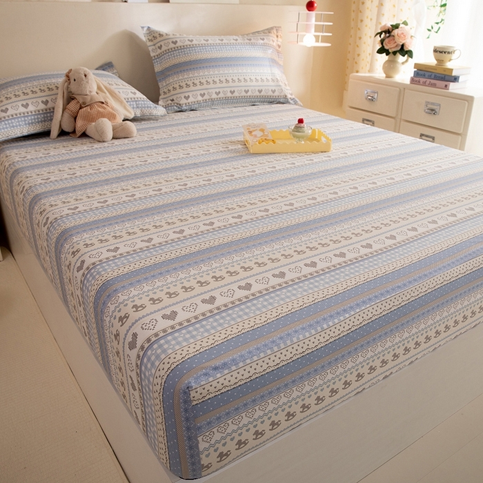 91家纺网 家纺一手货源 找家纺 八十八家纺 2025新款全棉12868系列单品床笠 心软曲奇